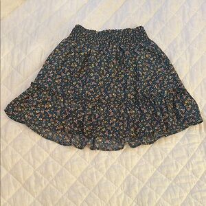 Dry Goods Floral Green Skirt